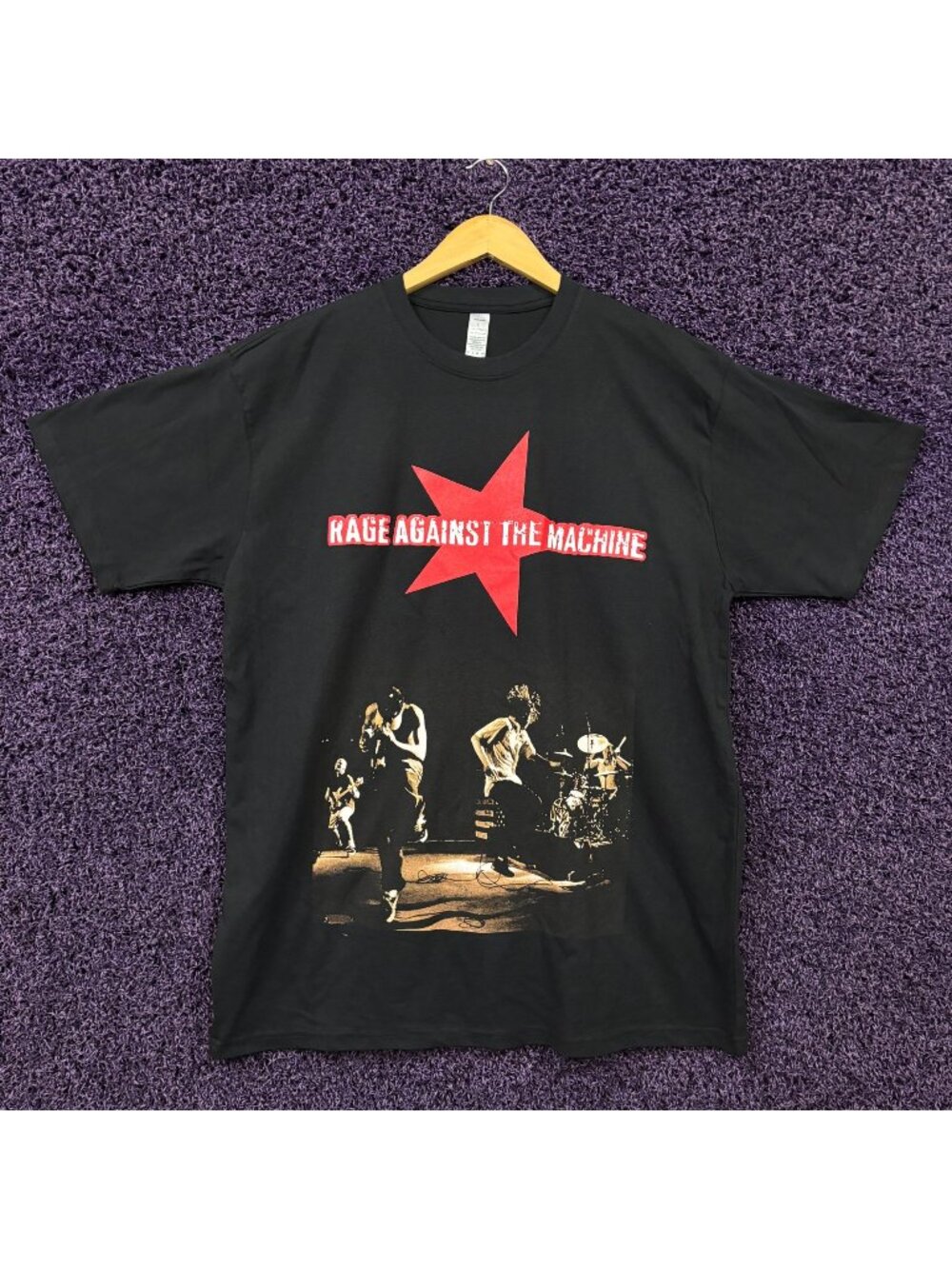 Rage Against the Machine The Video Cover Funk Band T-Shirt L